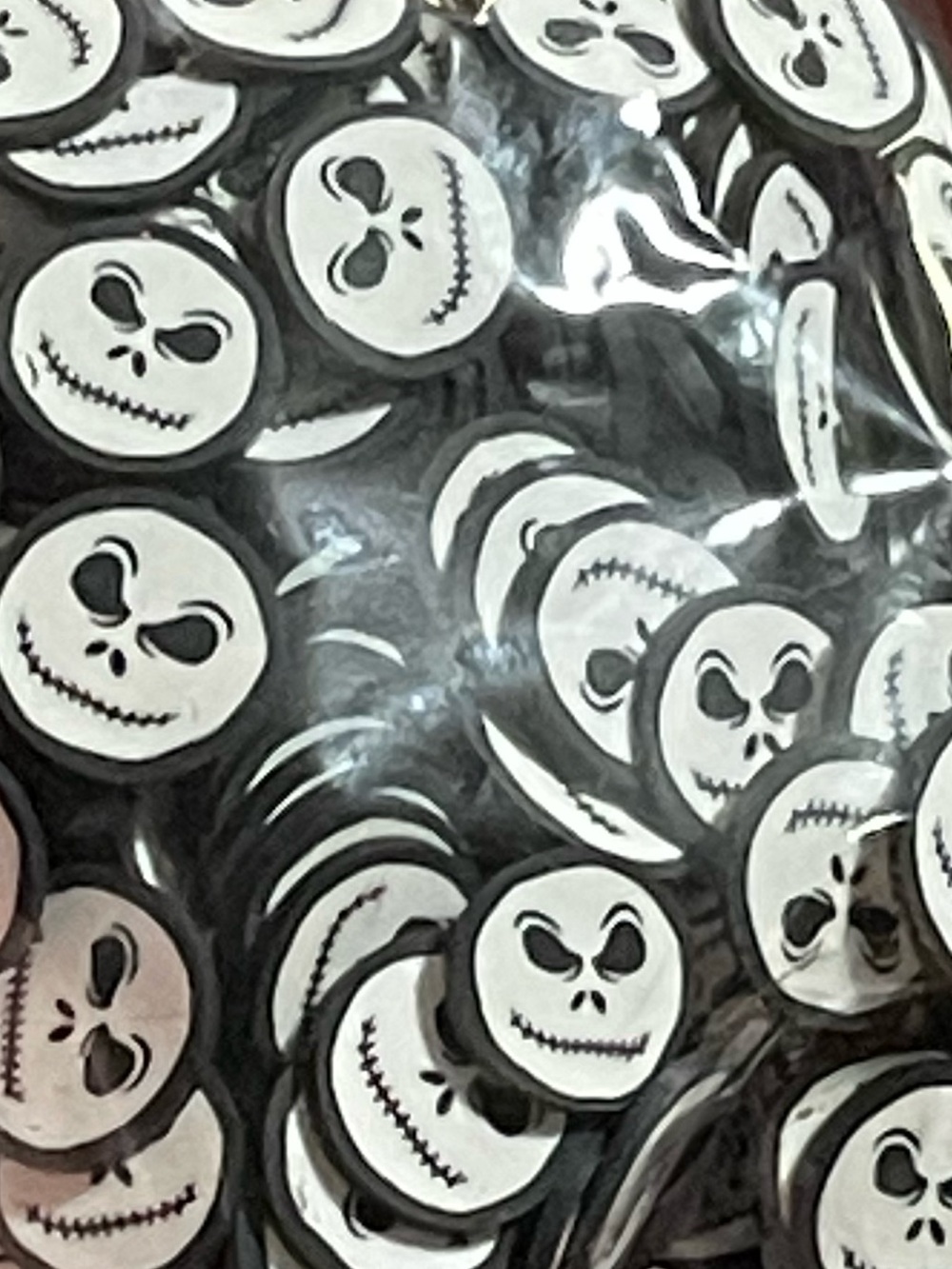 New Nightmare before Christmas Jack Skellington polymer clay slices